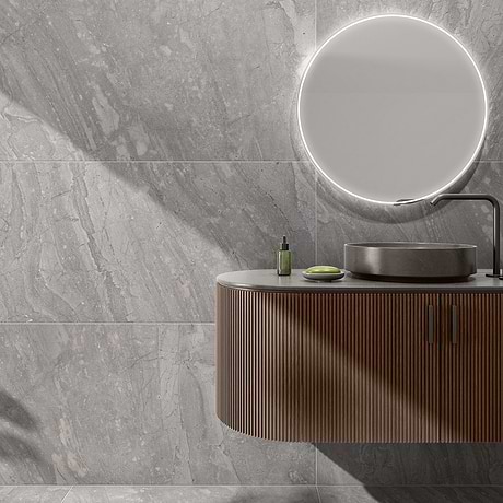 Santo Pearl Gray 24x48 Matte Porcelain Tile