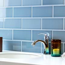 Vector Azul Blue 4x8 Polished Ceramic Wall Tile