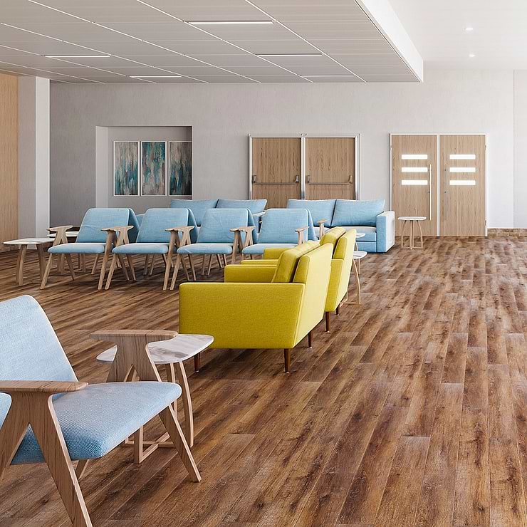 Katone Cantal Oak Taos Glue Down 6x48 Luxury Vinyl Plank Flooring