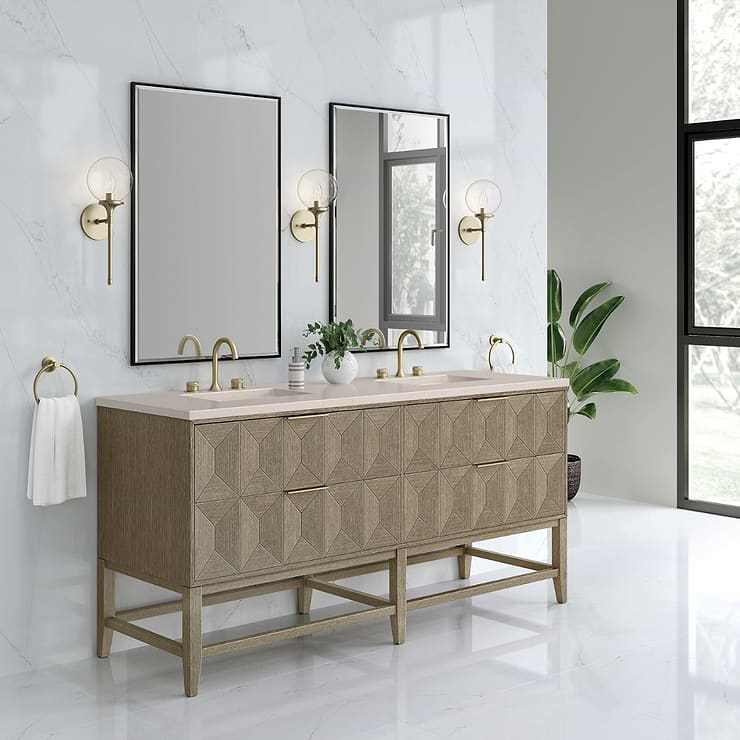 James Martin Vanities Rohe Matte Black 26x40" Rectangle Mirror