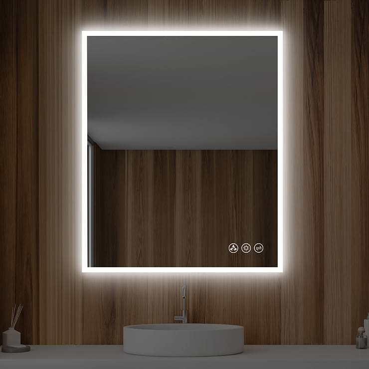 Rige 30x36" Rectangle LED Mirror