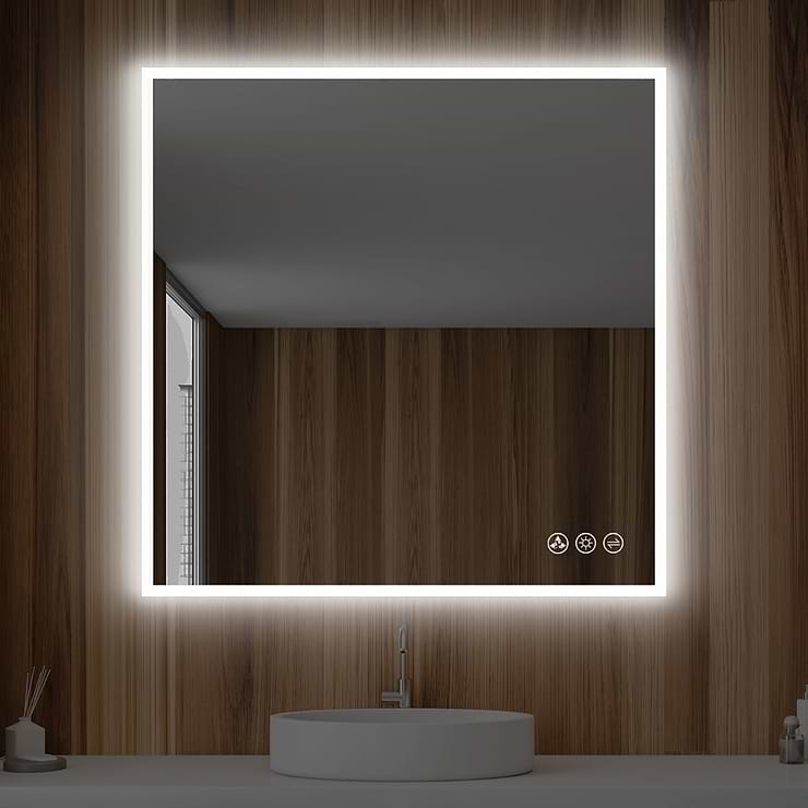 Rige 36x36" Square LED Mirror