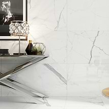 TileBarXL Marmi Bianco Venato Matte 24"x48 Porcelain Tile