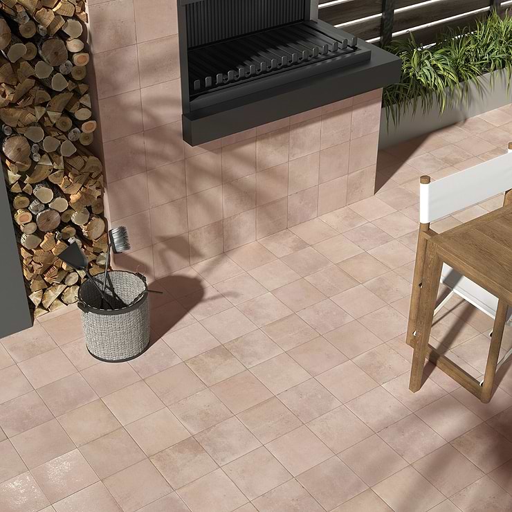 Angela Harris Mediterra Terra Cream 8x8 Matte Porcelain Tile