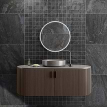 Santo Charcoal Black 2x2 Matte Porcelain Mosaic Tile