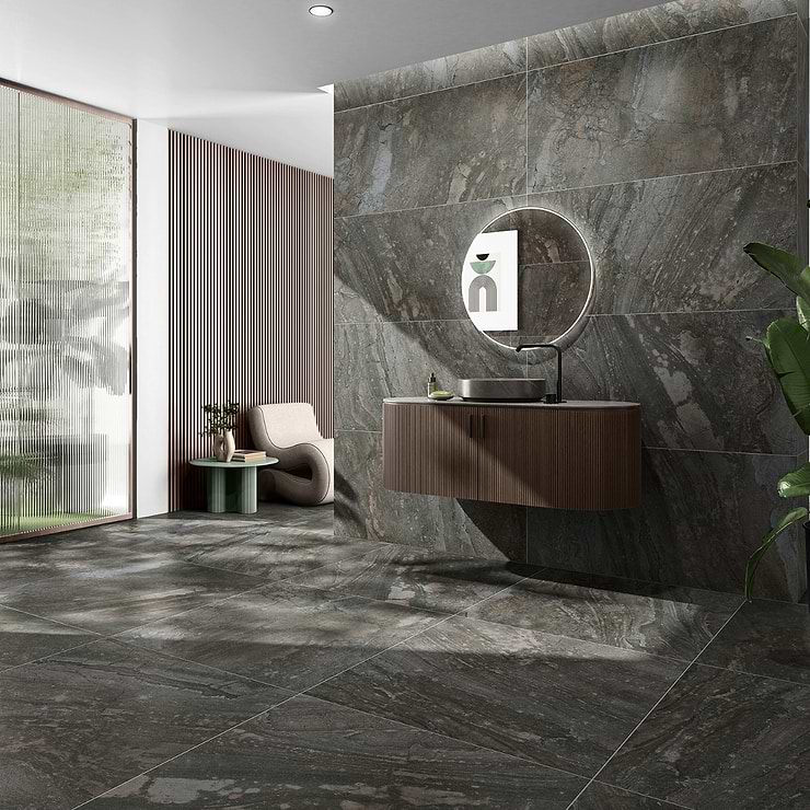 Santo Earth Brown 24x48 Matte Porcelain Tile