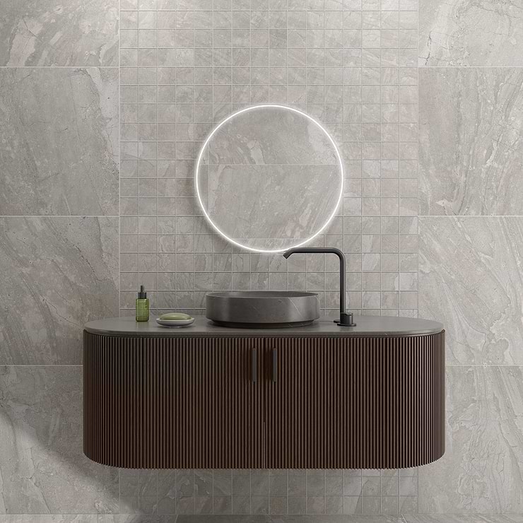 Santo Mountain Beige 2x2 Matte Porcelain Mosaic Tile