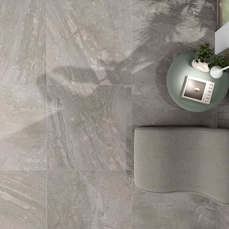 Santo Pearl Gray 36x36 Matte Porcelain Tile