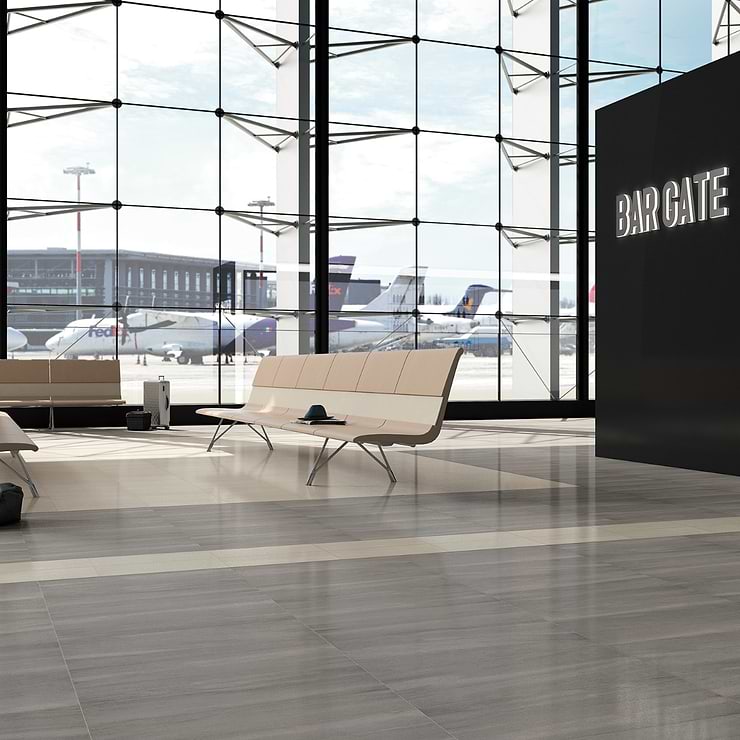 Karo Olive Gray 12x24 Matte Porcelain Tile