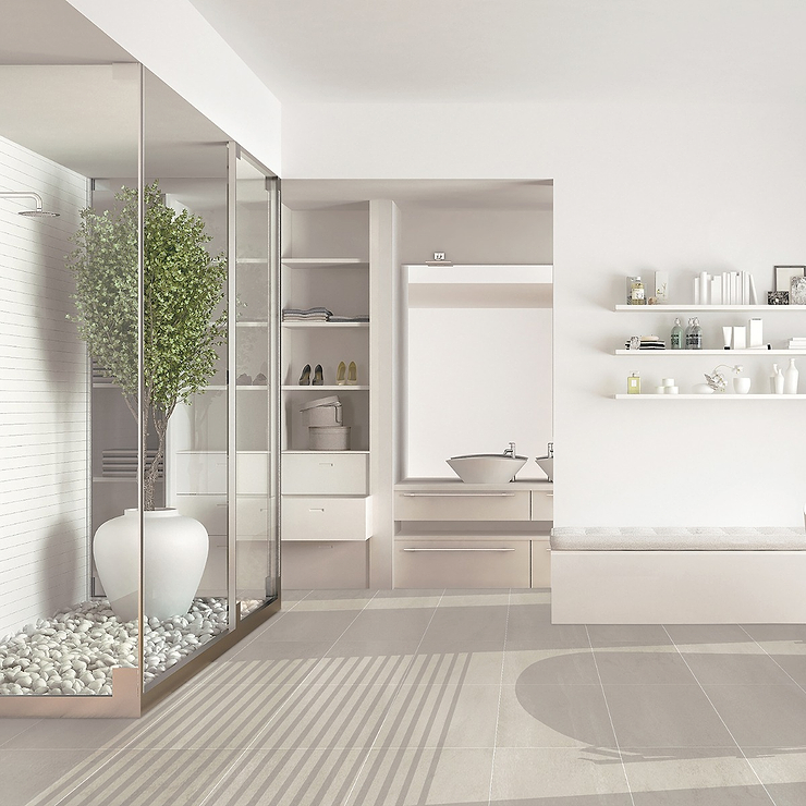 Karo White 12x24 Matte Porcelain Tile