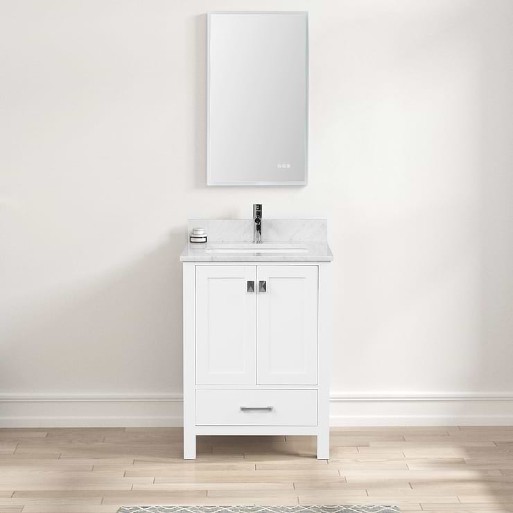 Rige 21x36" Rectangle LED Mirror