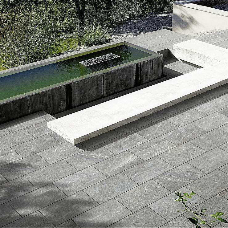 FusionTech Stockholm Greige 12x24 Matte Porcelain Tile