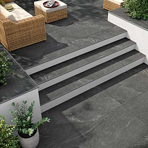 ZenTech Graphite Gray 24x48 Matte Porcelain 2CM Outdoor Paver