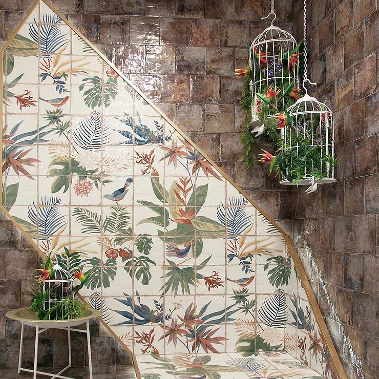 Angela Harris Dunmore Sonata Mural 8x8 Ceramic Tile