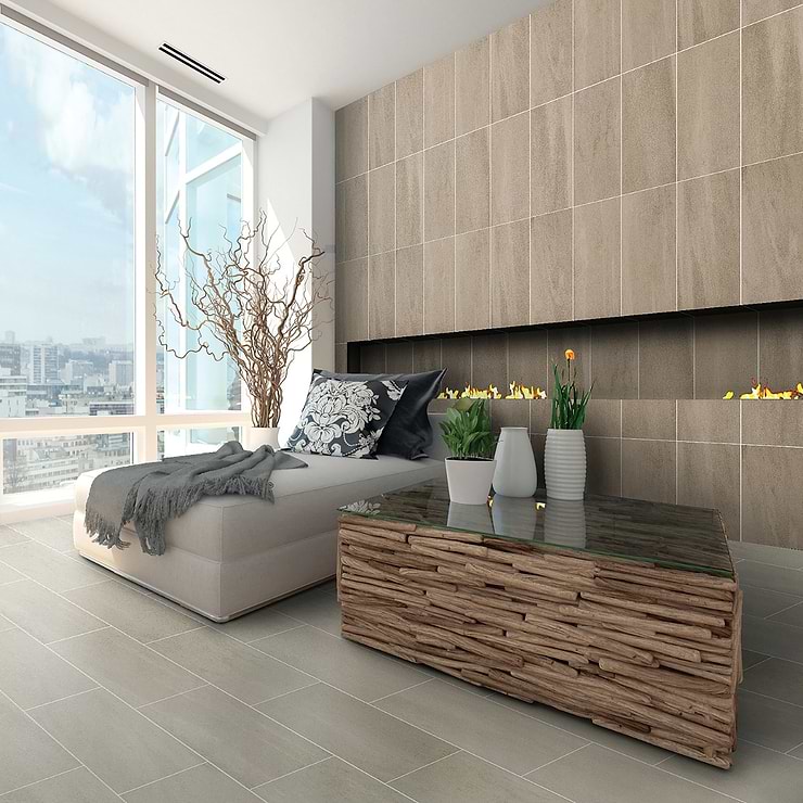 Karo White 18x36 Matte Porcelain Tile