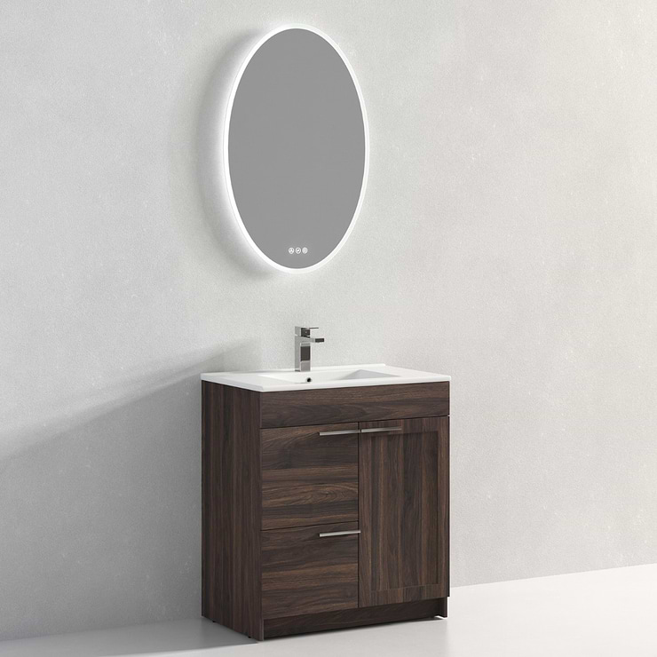 Rige 24x36" Oval LED Mirror