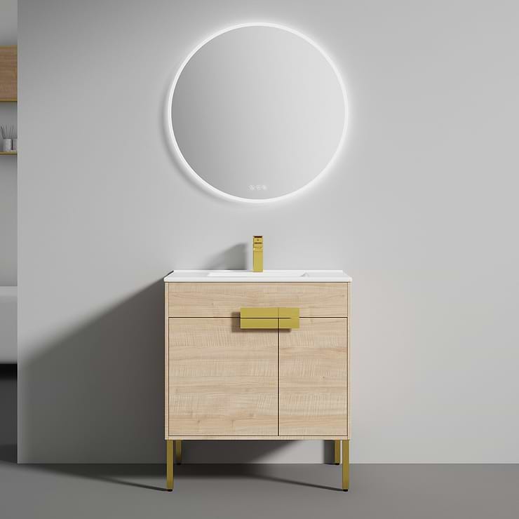 Rige 32" Round LED Mirror