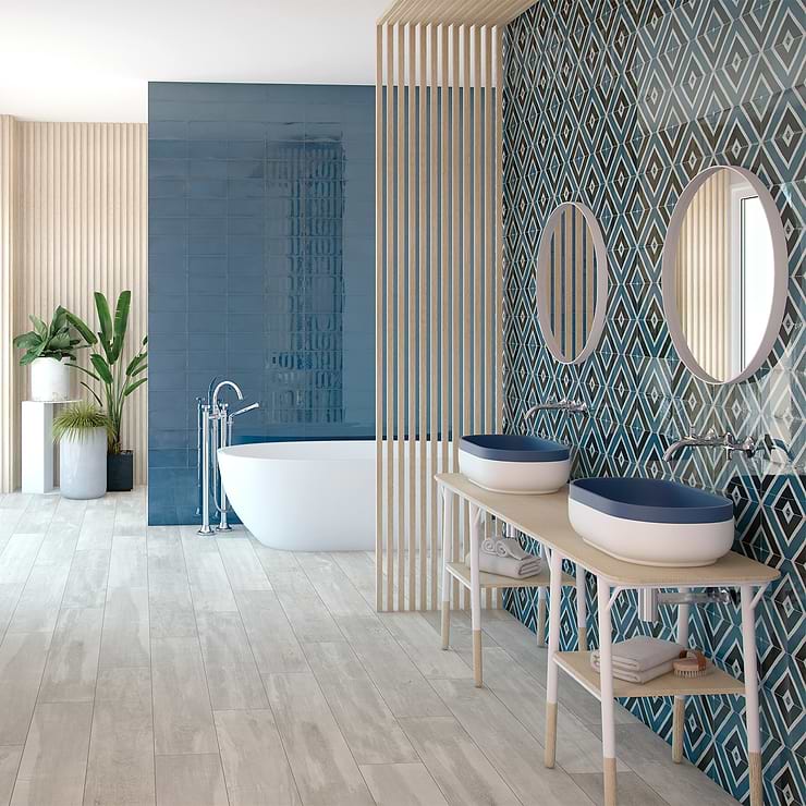 Aruba Marine 5x10 Ceramic Wall Tile