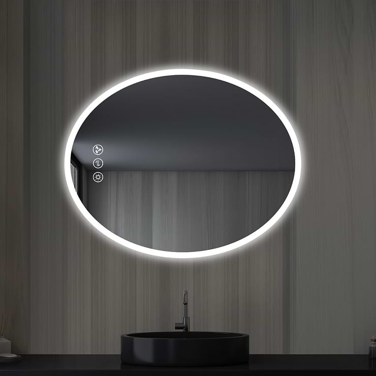 Rige 24x36" Oval LED Mirror