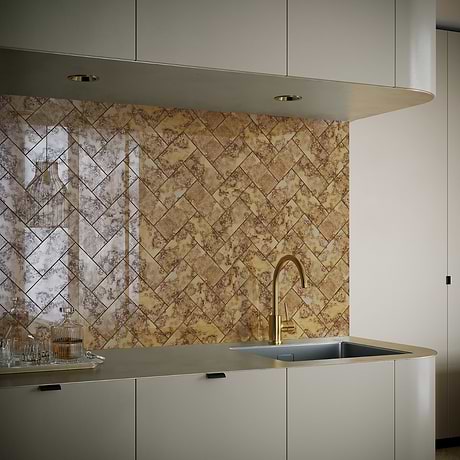 Mirror Tile for Backsplash,Kitchen Wall,Bathroom Wall