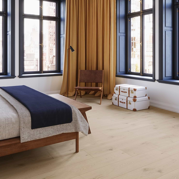 Oaktree Natural Ash Beige 8x48 Wood Look Matte Porcelain Tile