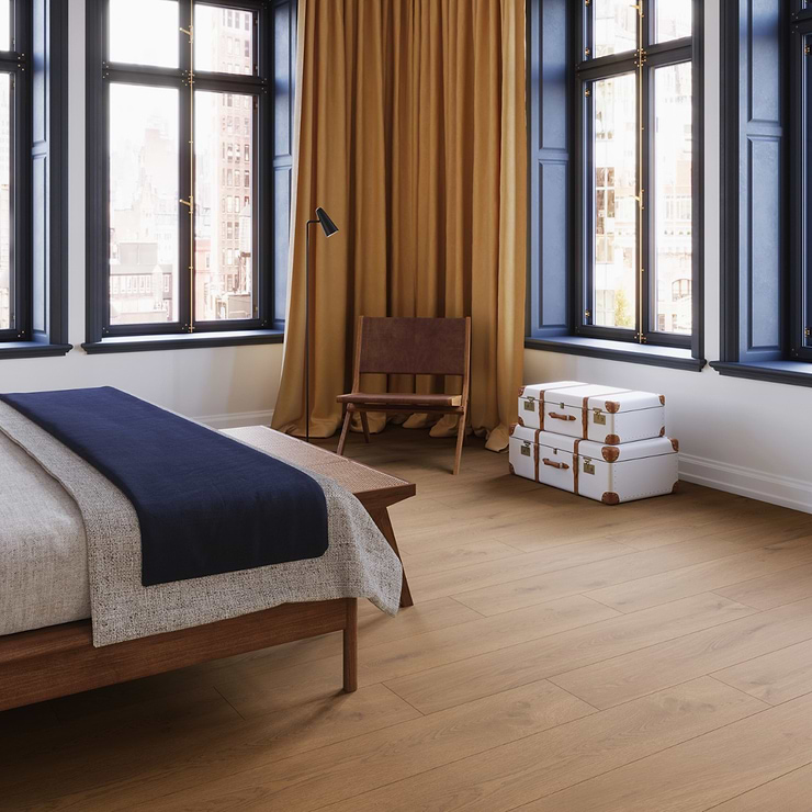 Oaktree Natural Dark Brown 8x48 Wood Look Matte Porcelain Tile