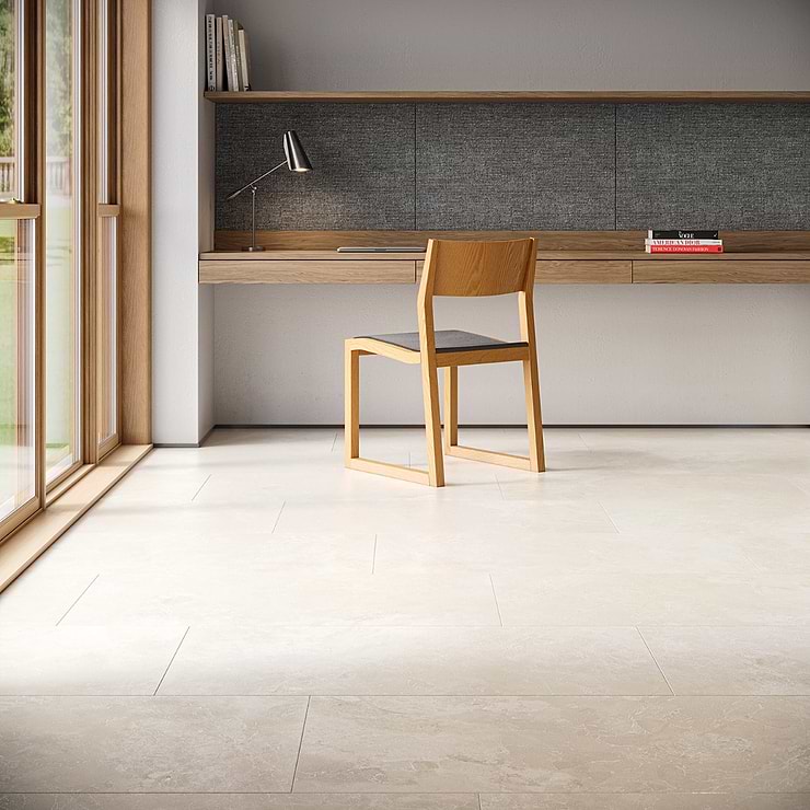 Marmo Perfetto Crema Beige 24x48 Semi Polished Porcelain Tile