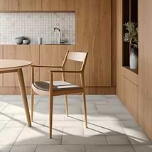 Seville Olimpia White 24x24 Travertine Look Matte Porcelain Tile