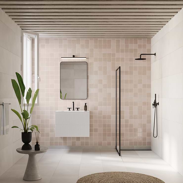 Portmore Sand 4x4 Glazed Ceramic Tile