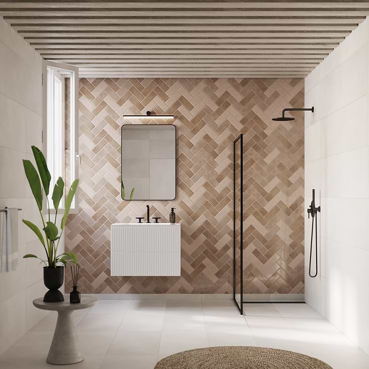 Portmore Taupe 3x8 Glazed Ceramic Tile