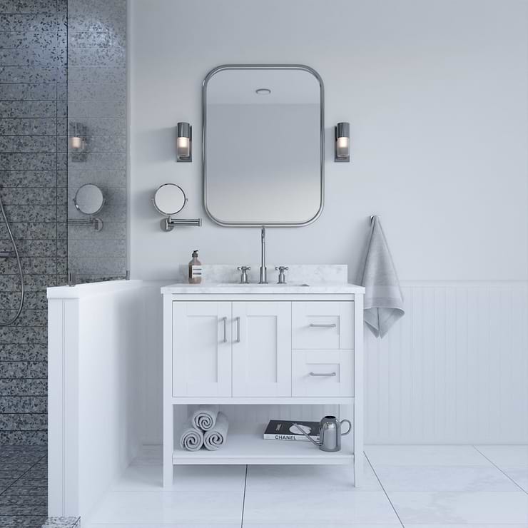 DreamStone Carrara Giola 24x24 Polished Porcelain Tile