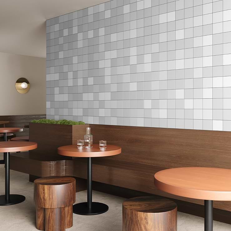 Born White 5x5 Matte Porcelain Tile