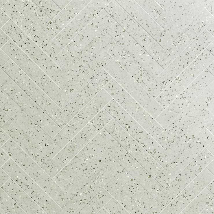 Mancala Aquamarine Green 3x16 Matte Terrazzo Tile