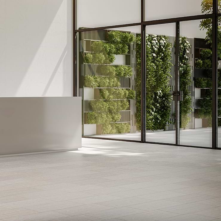 Nashville Gray 12x24 Travertine Look Matte Porcelain Tile