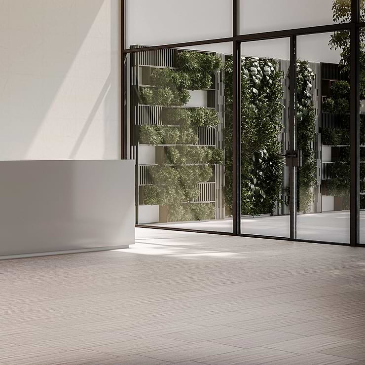 Nashville Taupe 12x24 Travertine Look Matte Porcelain Tile