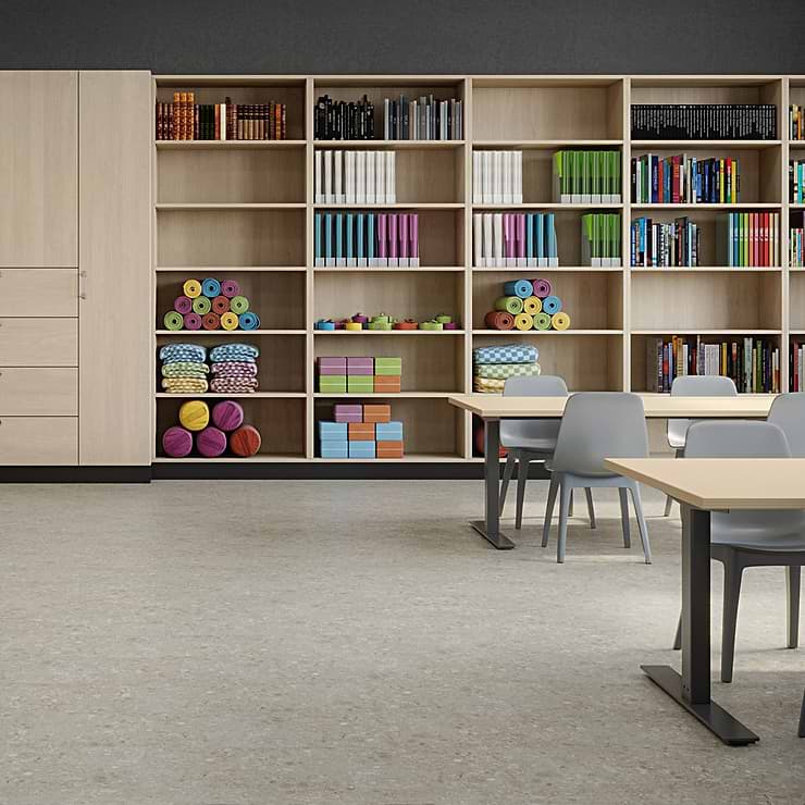Rizo LVT Gray 12x24 Glue Down Luxury Vinyl Tile 