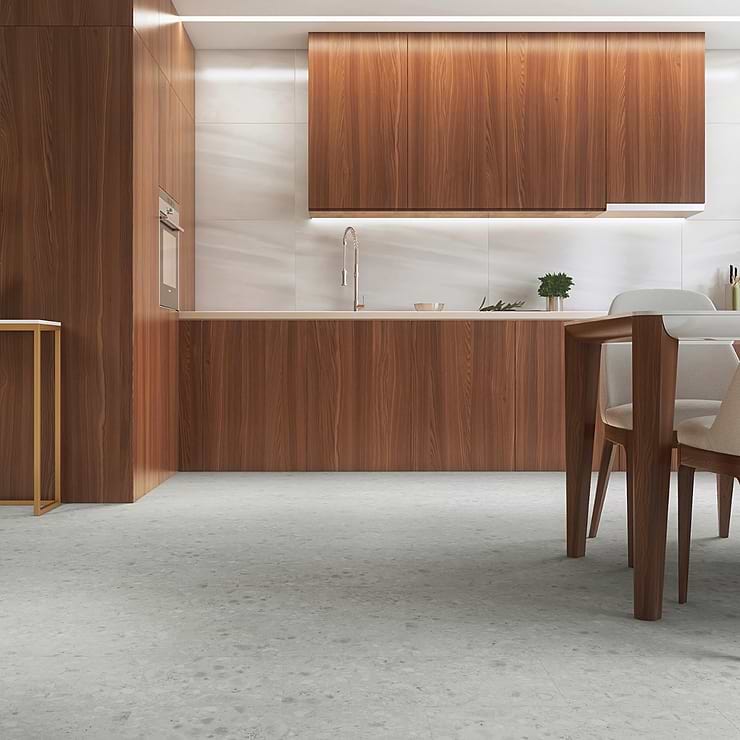 Rizo LVT Silver Beige 12x24 Glue Down Luxury Vinyl Tile 