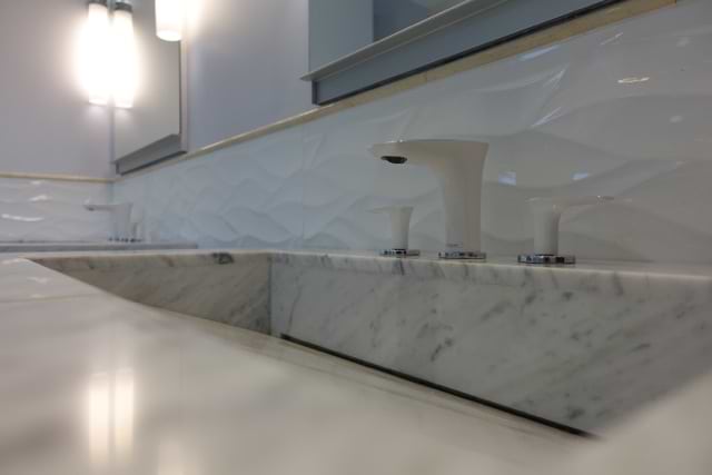 Billowy Clouds White 12x36 Polished Ceramic Wall Tile