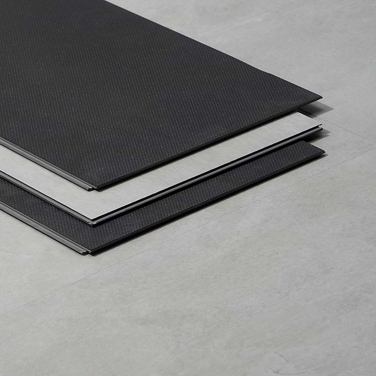 Optoro Trail Slate Light Gray 28mil Wear Layer Rigid Core Click 12x24 Luxury Vinyl Tile