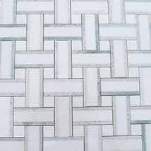 Twine Olive Grove 1x3 Marble Polished Mosaic Tile