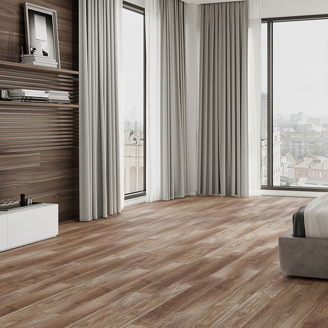 Peak performance wood-look LVT