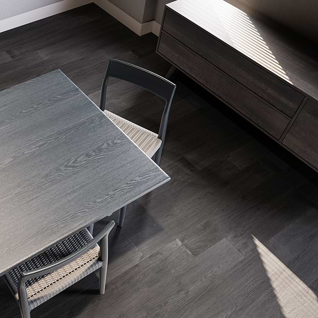 Peak performance wood-look LVT