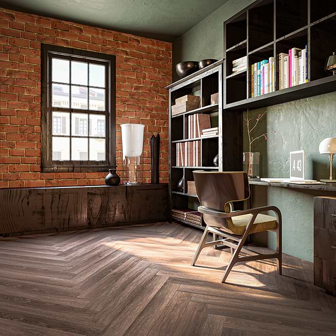 Peak performance wood-look LVT