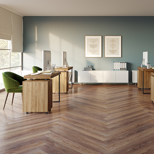 Peak performance wood-look LVT