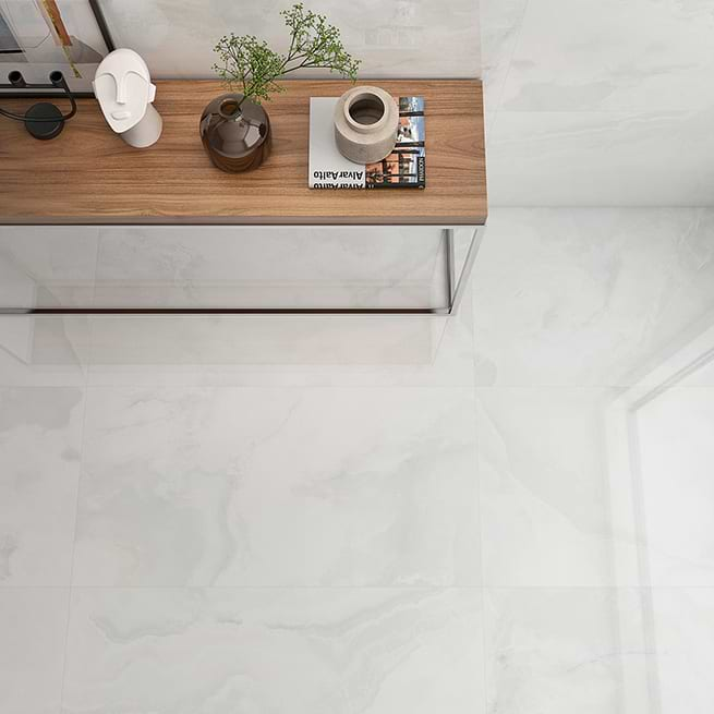 A highly polished gem of an oversized tile 