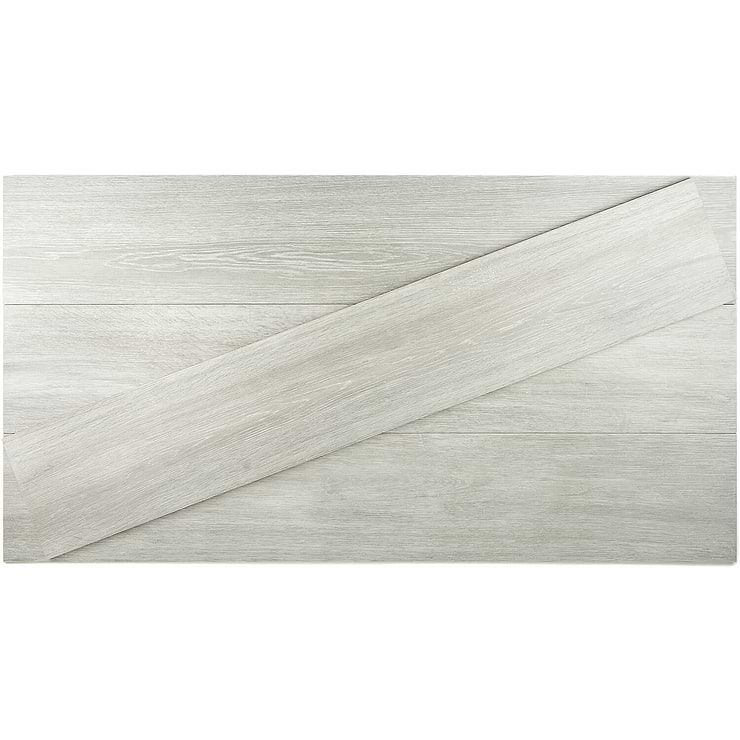 Montana Silver 8x45 Natural Wood Look Porcelain Tile