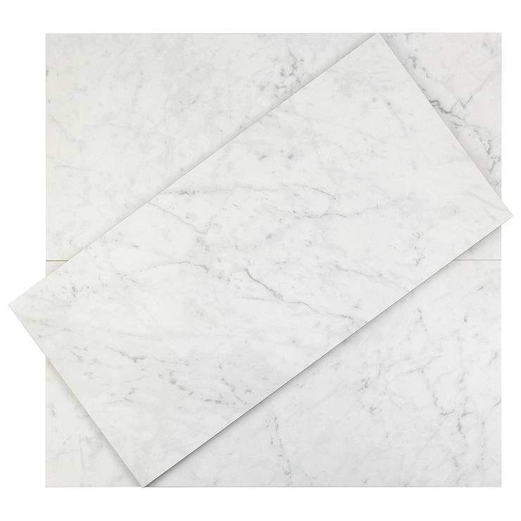 Marble Tech Bianco Gioia 12x24 Matte Stone-Look Porcelain Tile