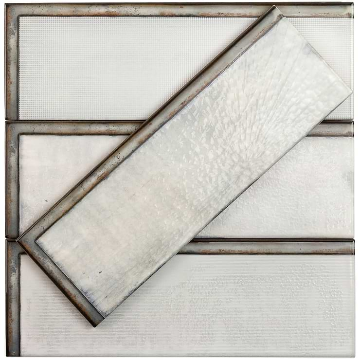 Diesel Industrial Glass White Ceramic Wall Tile