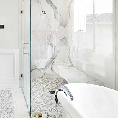 decorative shower floor tiles