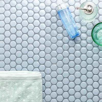 mosaic shower floor tiles